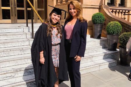Shapiro and her mother's photo on her Graduation day.